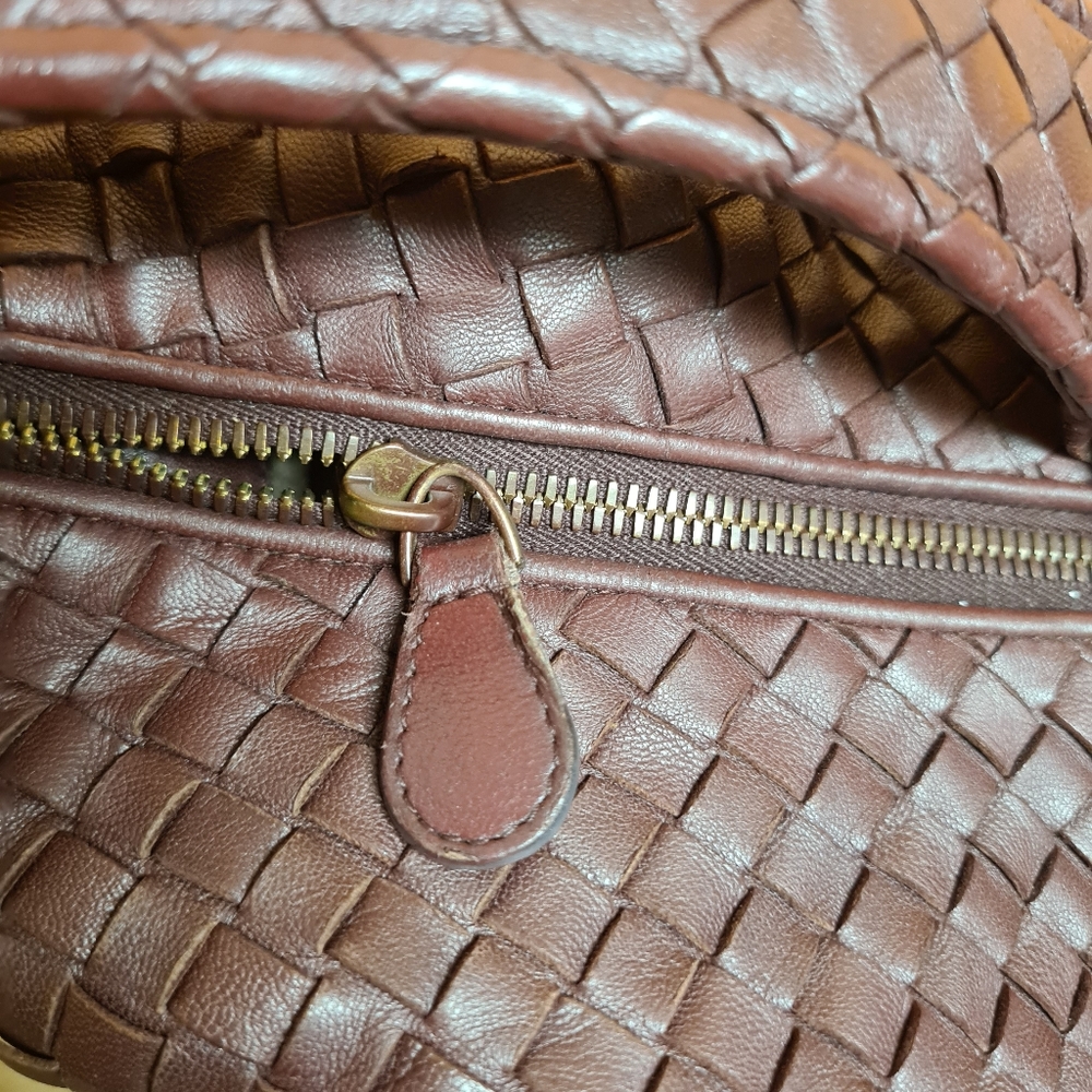 Bottega Veneta leather hobo shoulder bag brown - Picture 14 of 15